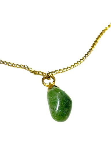 【70’s】 GREEN STONE VINTAGE NECKLACE