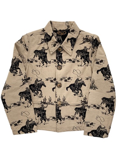 【70’s】 HORSE PRINTED RODEO JACKET
