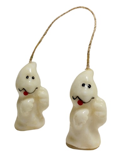 【80’s】 CHRISTMAS GHOST TWINS CANDLE