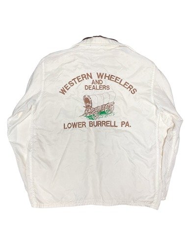【70’s】 WESTERN WHEELERS EMBROIDERED TWO TONE JACKET