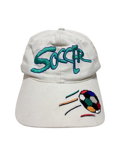 【90’s】 SOCCER EMBROIDERY BALL CAP