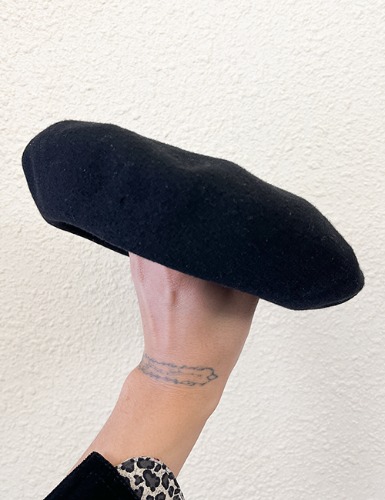 70&#039;s FRENCH WOOL BERET