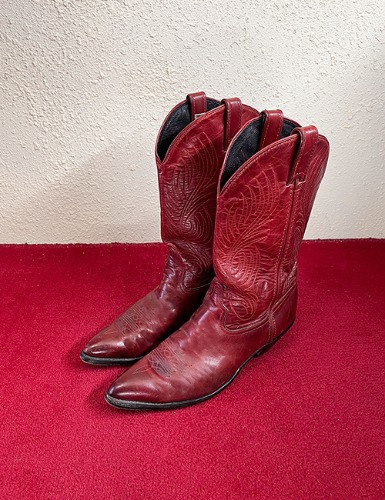 CODE WEST OXBLOOD RED WESTERN BOOTS (260~265)