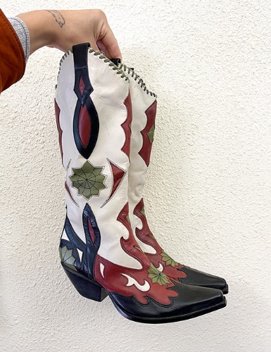 WESTERN RODEO PATTERN BOOTS (250~255)