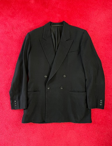 FRENCH WOOL TWILL DOUBLE BREASTED JACKET