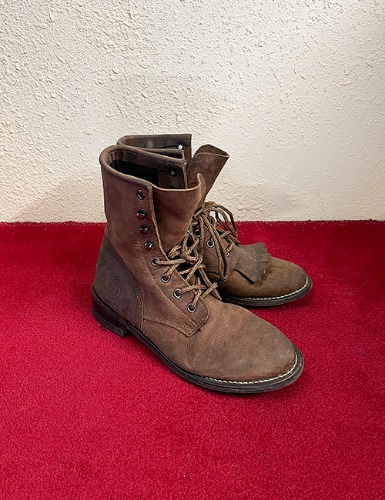 DURANGO LACE UP TESSEL BOOTS (230~240)